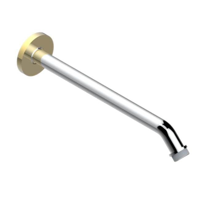 THG - Horizontal Shower Arm, 45°, Lg: 10'' - Chrome Polished Gold Polished