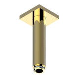 THG - Vertical shower arm ceiling mounted 1/2'' connection - Gold Color PVD