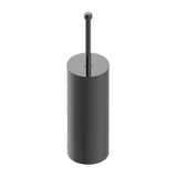 THG - Metal Toilet Brush Holder With Brush With Cover Floor Mounted - Matt Graphite PVD