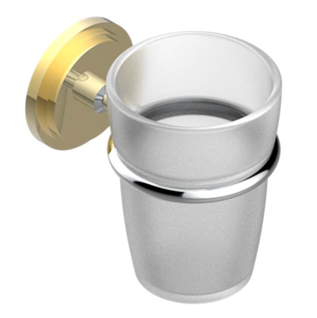 THG - Tumbler Holder, Wall Mounted - Chrome Polished Gold Polished