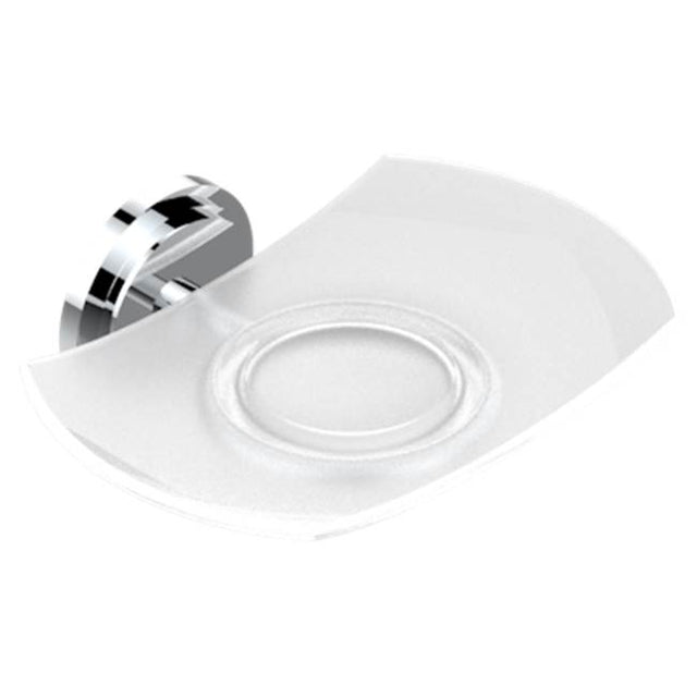 THG - Glass Soap Dish, Wall Mounted - Matt Umber PVD