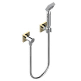 THG - Wall Mounted Handshower With Separate Fixed Hook - Chrome Polished Gold Polished