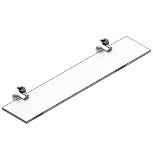 THG - Glass Shelf With Brackets - Matt Umber PVD