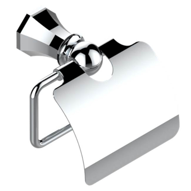 THG - Toilet Paper Holder, Single Mount With Cover - Matt Umber PVD