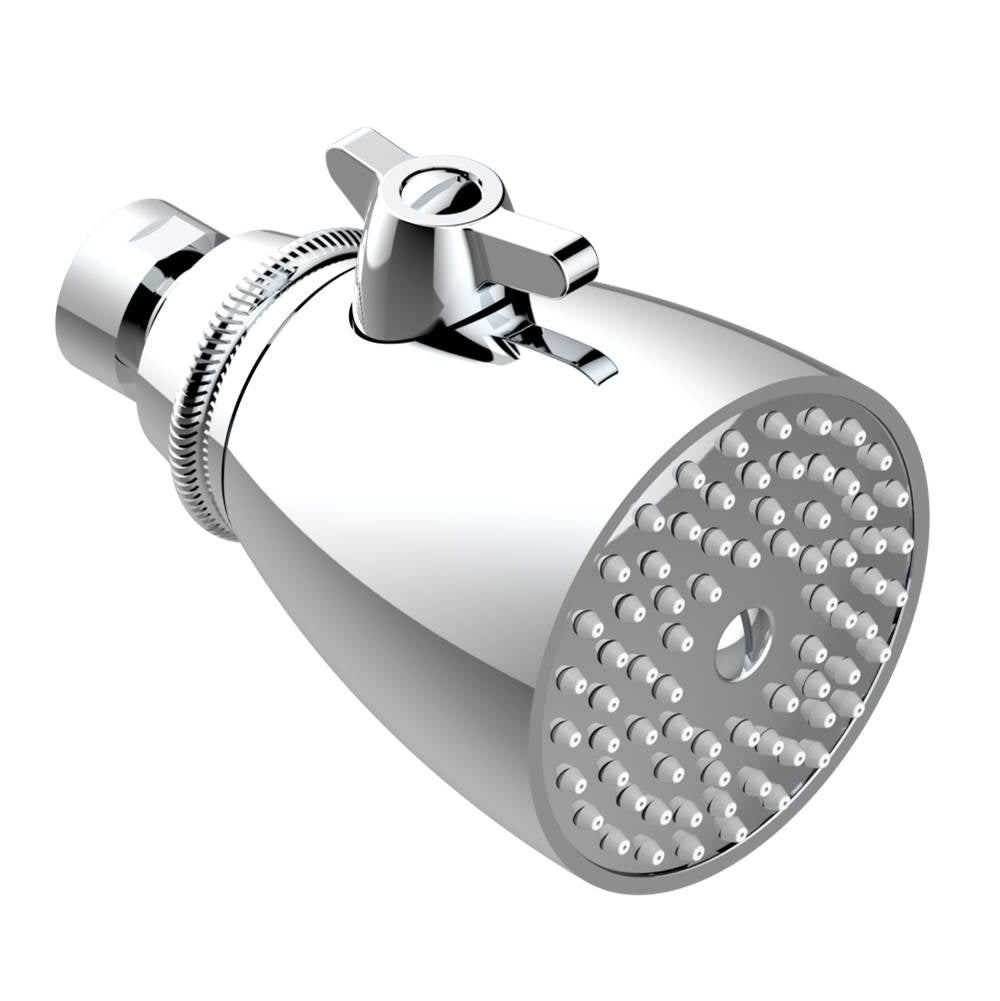 THG - Shower head, adjustable, 2'' 3/4 diameter with Easyclean system - Matt Umber PVD