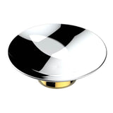 THG - Soap Dish, Freestanding, 6'' Diameter - Chrome Polished Gold Polished