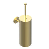 THG - Metal Toilet Brush Holder With Brush With Cover Wall Mounted - Gold Polished