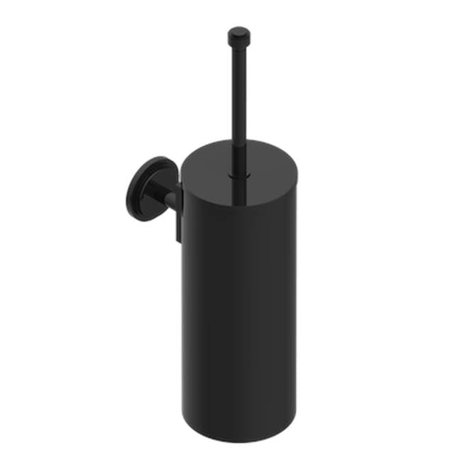 THG - Metal Toilet Brush Holder With Brush With Cover Wall Mounted - Brown Bronze Color PVD