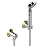 THG - Wall Mounted Handshower With Separate Fixed Hook - Chrome Polished Gold Polished