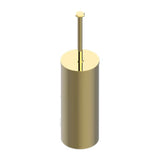 THG - Metal Toilet Brush Holder With Brush With Cover Floor Mounted - Gold Color PVD