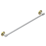 THG - Towel Bar, 24'' Long - Chrome Polished Gold Polished