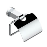 THG - Toilet Paper Holder, Single Mount With Cover - Matt Nickel Color PVD
