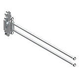 THG - Towel Bar 15 3/4'' Long, Double Swivel - Matt Umber PVD