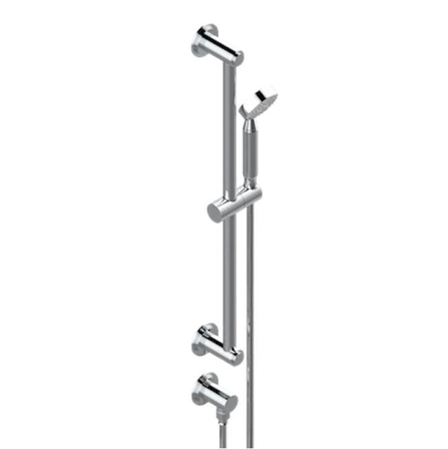 THG - Slide Bar With Handhsower And Elbow - Matt Umber PVD