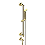 THG - Slide Bar With Handhsower And Elbow - Gold Polished