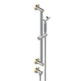 THG - Slide Bar With Handhsower And Elbow - Chrome Polished Gold Polished
