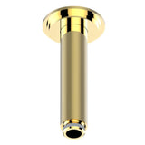 THG - Vertical Shower Arm Ceiling Mounted 1/2'' Connection - Gold Color PVD