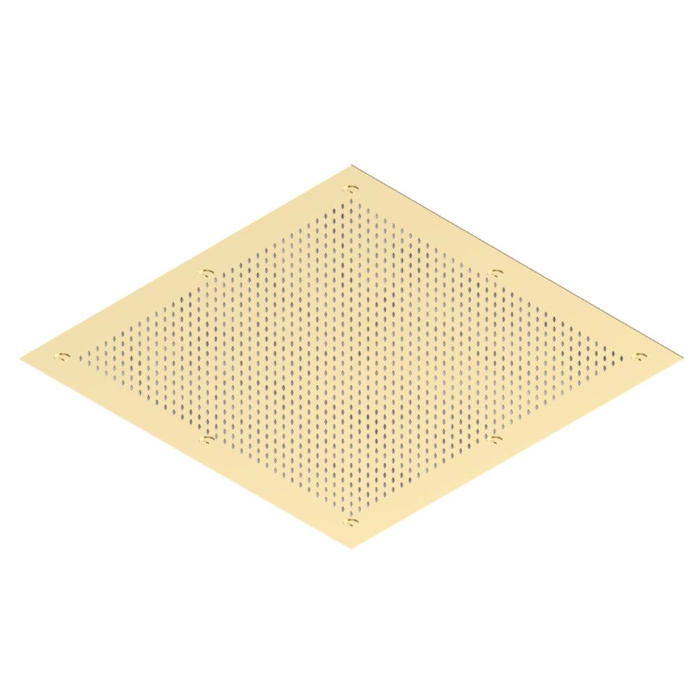 THG - Metal sky shower 24'' 3/4 x 24'' 3/4 with Easyclean system (available only in A02, B01, C01, F01, F30) - Gold Polished