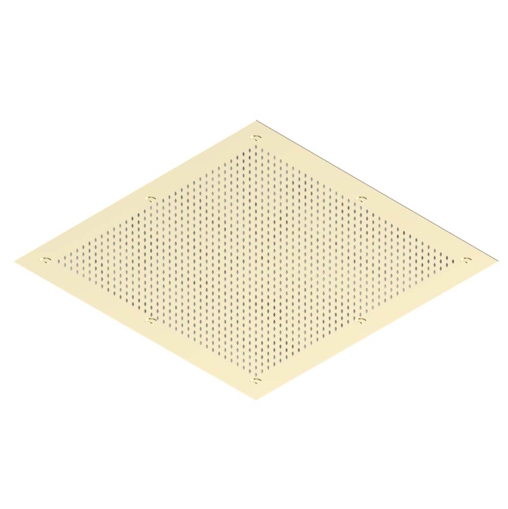 THG - Metal sky shower 24'' 3/4 x 24'' 3/4 with Easyclean system (available only in A02, B01, C01, F01, F30) - Soft Gold
