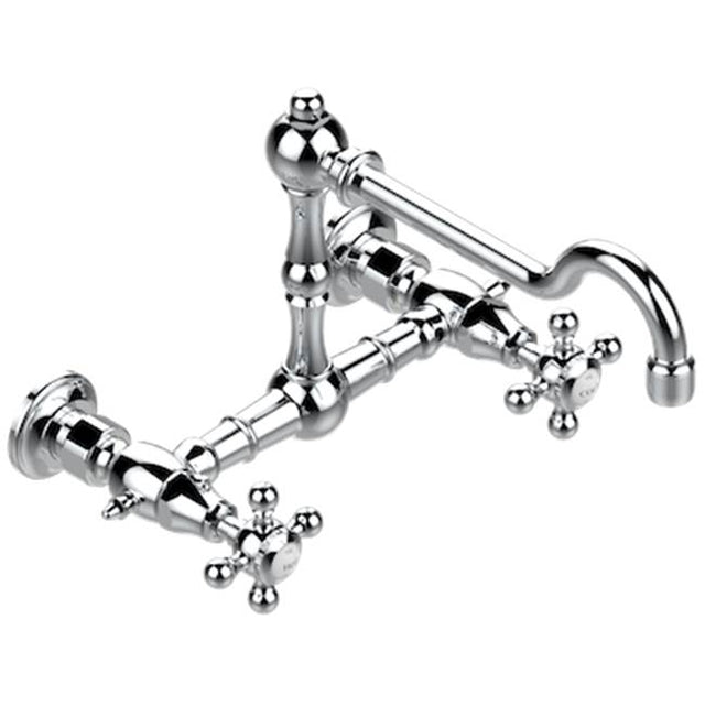 THG - Wall Kitchen Faucet Spread 7 7/8'' - Matt Umber PVD