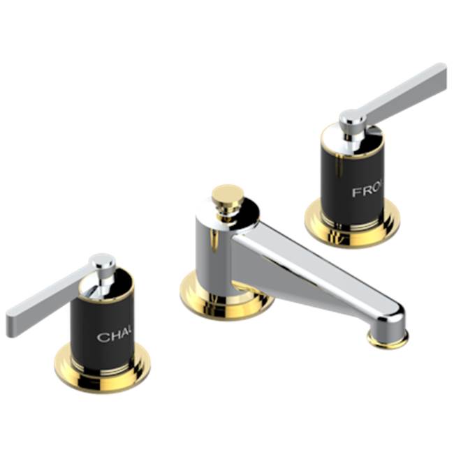 THG - Widespread Lavatory Set With Drain - Chrome Polished Gold Polished