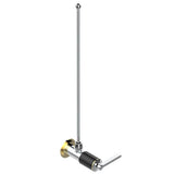 THG - Angle Supply Valve With 3/8'' Adaptor Set - Chrome Polished Gold Polished