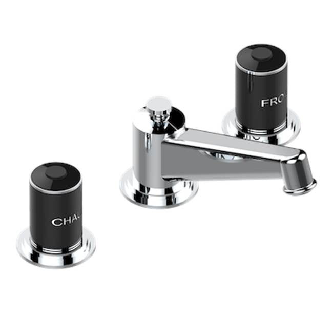 THG - Widespread Lavatory Set, High Spout, With Drain - Matt Umber PVD