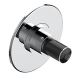THG - Trim For Thg Thermostatic Valve, Rough Part Supplied With Fixing Box Ref. 5 200ae/us - Round Plate Model - Matt Umber PVD