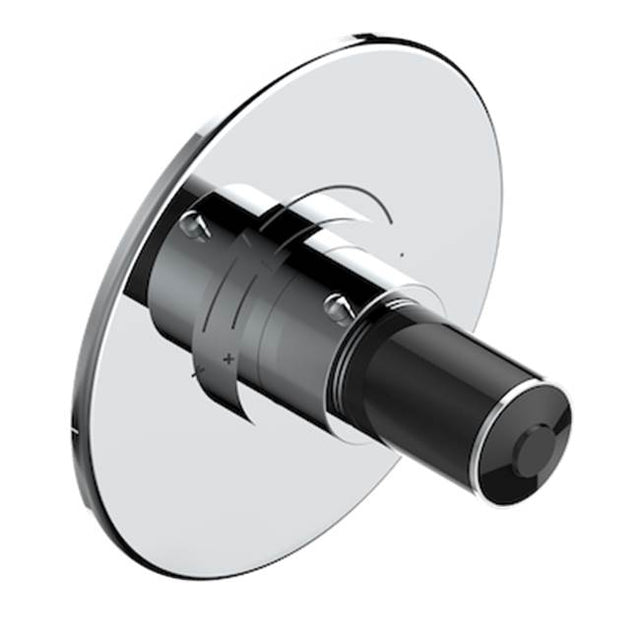 THG - Trim For Thg Thermostatic Valve, Rough Part Supplied With Fixing Box Ref. 5 200ae/us - Round Plate Model - Matt Umber PVD