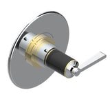 THG - Trim For Thg Thermostatic Valve, Rough Part Supplied With Fixing Box Ref. 5 200ae/us - Round Plate Model - Chrome Polished Gold Polished