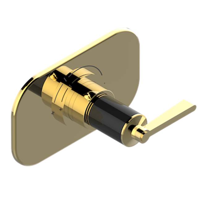 THG - Trim For Thg Thermostat, Rough Part Supplied With Fixing Box Ref.5 200ae/us - Gold Color PVD