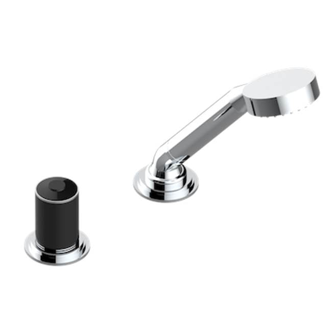 THG - Deck Mounted Mixer With Handshower, Progressive Cartridge - Matt Umber PVD