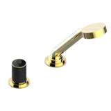 THG - Deck Mounted Mixer With Handshower, Progressive Cartridge - Gold Polished