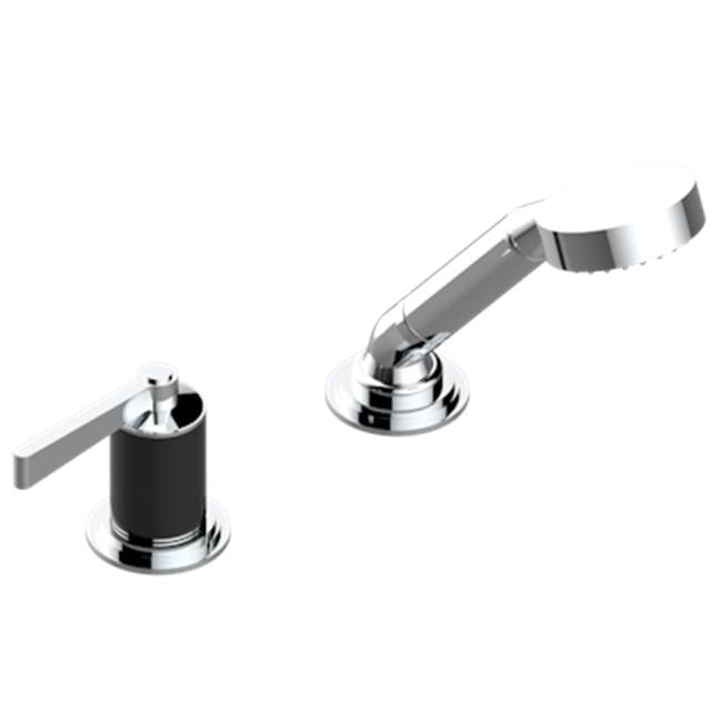 THG - Deck Mounted Mixer With Handshower, Progressive Cartridge - Matt Umber PVD