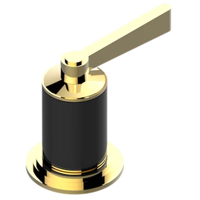 THG - 2-function Deck Diverter With Trim - Gold Polished