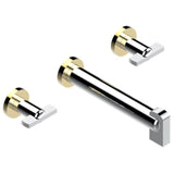 THG - Trim For Wall Mounted 3-hole Bath Set Only - Chrome Polished Gold Polished