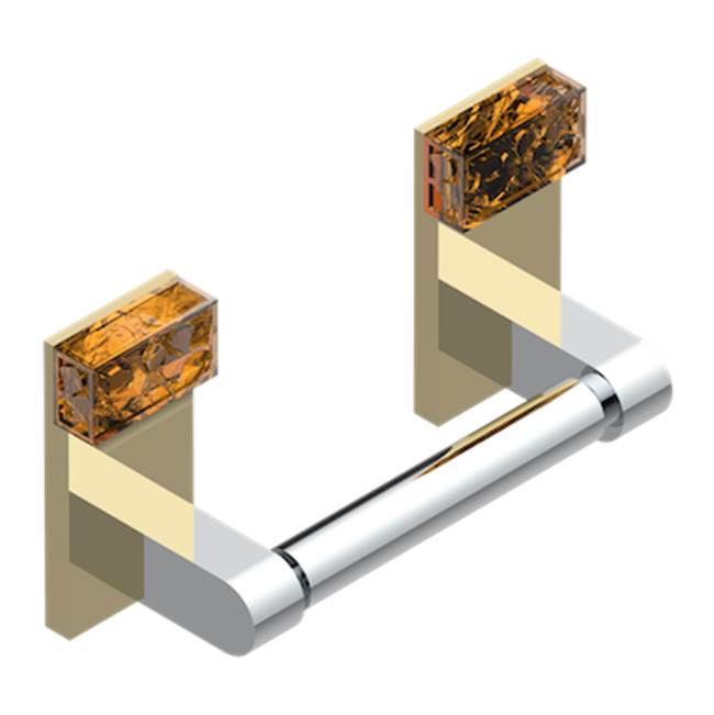 THG - Paper Roll Holder - Chrome Polished Gold Polished