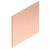 THG - Shower head 12'' x 12'', Easyclean system - Blush PVD