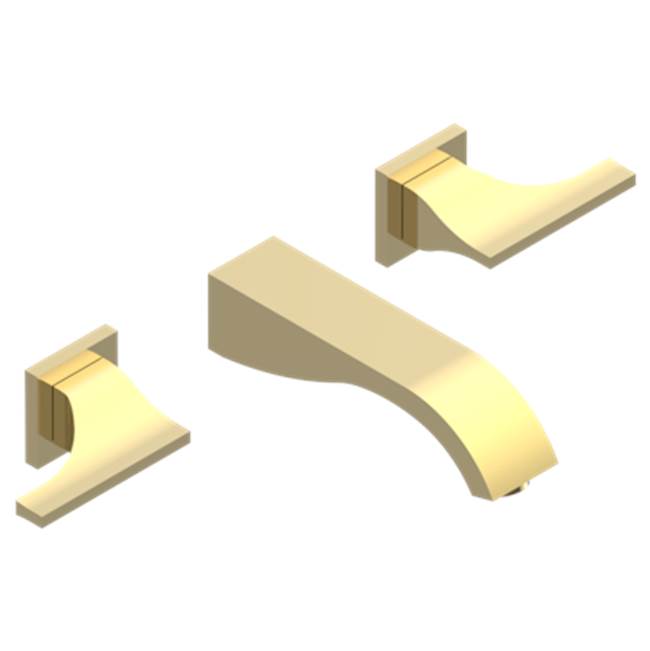 THG - Trim For Wall Mounted 3-hole Bath Set Only - Gold Color PVD
