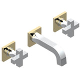 THG - Trim For Wall Mounted 3-hole Bath Set Only - Chrome Polished Gold Polished