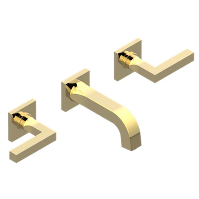 THG - Trim For Wall Mounted 3-hole Bath Set Only - Gold Polished