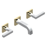 THG - Trim For Wall Mounted 3-hole Bath Set Only - Chrome Polished Gold Polished