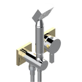 THG - Trim Only For Wall Mixer With Complete Handshower On Hook - Chrome Polished Gold Polished