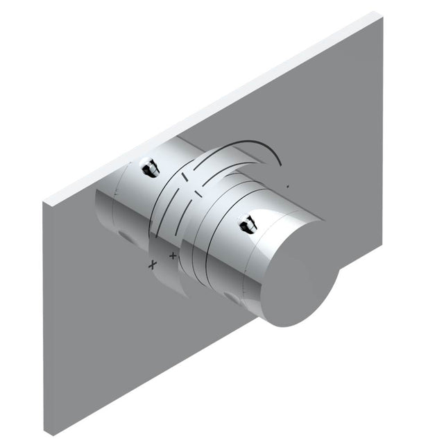 THG - Trim for THG thermostat, rough part supplied with fixing box ref.5 200AE/US - Matt Umber PVD