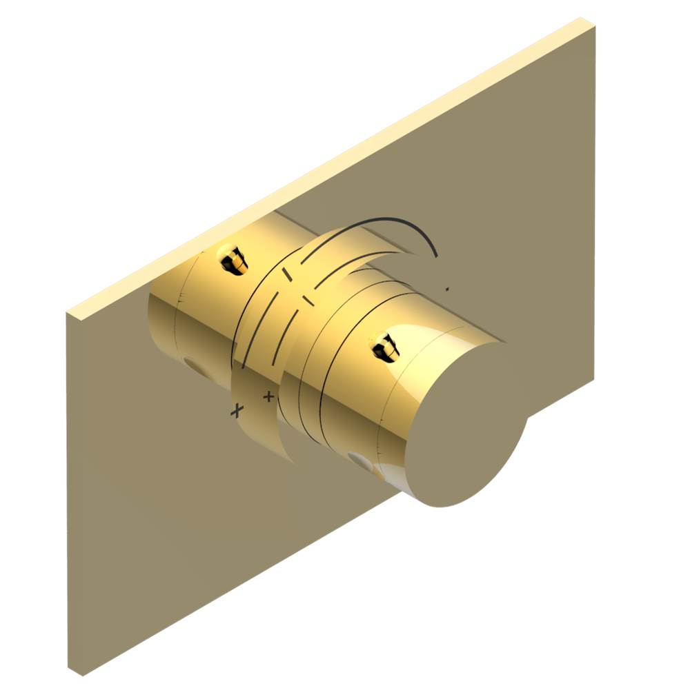 THG - Trim for THG thermostat, rough part supplied with fixing box ref.5 200AE/US - Gold Polished