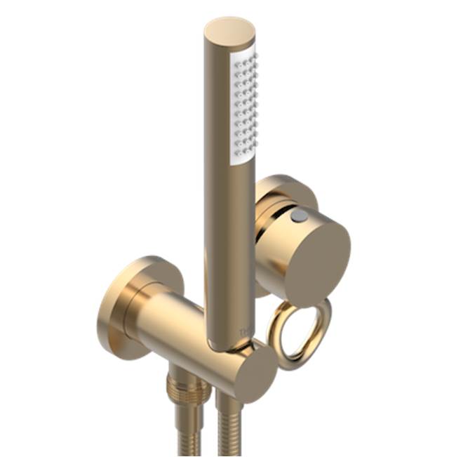THG - Trim Only For Wall Mixer With Complete Handshower On Hook - Matt Umber PVD