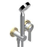 THG - Trim Only For Wall Mixer With Complete Handshower On Hook - Chrome Polished Gold Polished