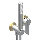 THG - Trim Only For Wall Mixer With Complete Handshower On Hook - Chrome Polished Gold Polished