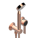 THG - Trim Only For Wall Mixer With Complete Handshower On Hook - Blush PVD
