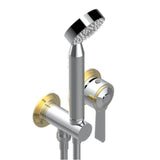 THG - Trim Only For Wall Mixer With Complete Handshower On Hook - Chrome Polished Gold Polished